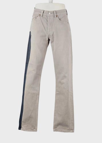 Levis 501 Jeans Dames maat W24 / L31 Beige Vintage, Overige kleuren, Ophalen of Verzenden, Zo goed als nieuw, W27 (confectie 34) of kleiner
