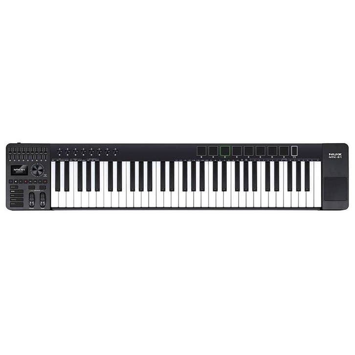 NUX NTK-61 midi keyboard met 61 aanslaggevoelige toetsen,, Muziek en Instrumenten, Keyboards, Nieuw, Ophalen of Verzenden