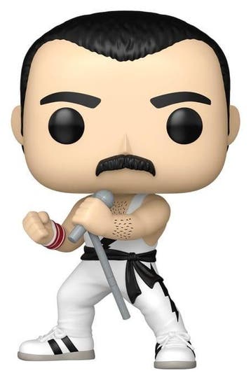 Queen POP! Rocks Vinyl Figure Freddie Mercury (white sing..., Ophalen of Verzenden, Nieuw