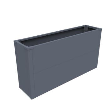 Plantenbak staal 100x25x52 cm, Tuin en Terras, Bloembakken en Plantenbakken, Verzenden, Nieuw