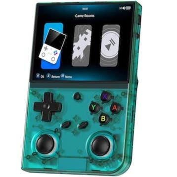 Anbernic RG35XX Pro Transparant Teal (Nieuw), Spelcomputers en Games, Ophalen of Verzenden, Nieuw