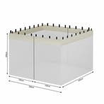 El Jardin - Paviljoen - Insectennet - 300x300 Gaas - Beig..., Verzenden, Nieuw