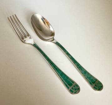 Christofle - Bernard yot - Vork (2) - talisman - Verzilverd,