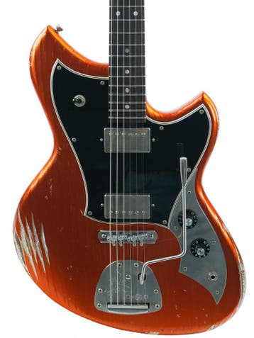 Novo Serus J HH Candy Orange Over Silver (Instrument,Offset), Ophalen of Verzenden, Nieuw, Solid body