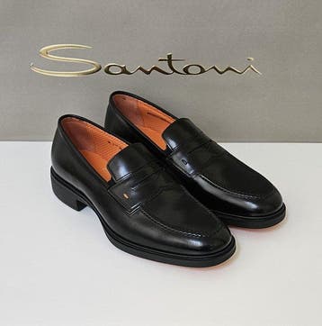 Santoni mocassino - Mocassins - Maat: EU 43, EU 42.5 - Nieuw, Nieuw