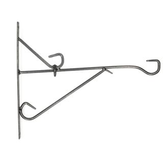 Muurhaak | Nature | 35 x 28.5 cm (Smeedijzer, Zwart), Tuin en Terras, Bloempotten, Nieuw, Verzenden