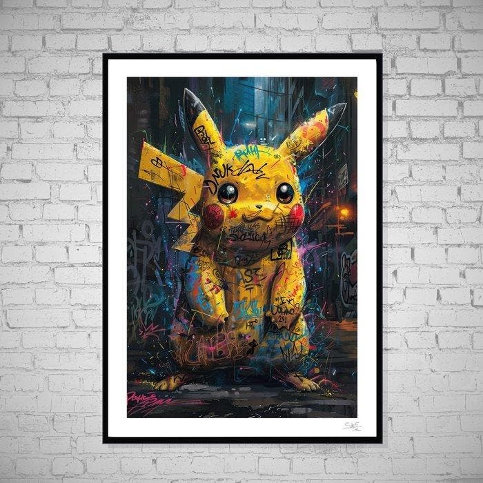 SKE - Pika Vandalized, Antiek en Kunst, Kunst | Designobjecten