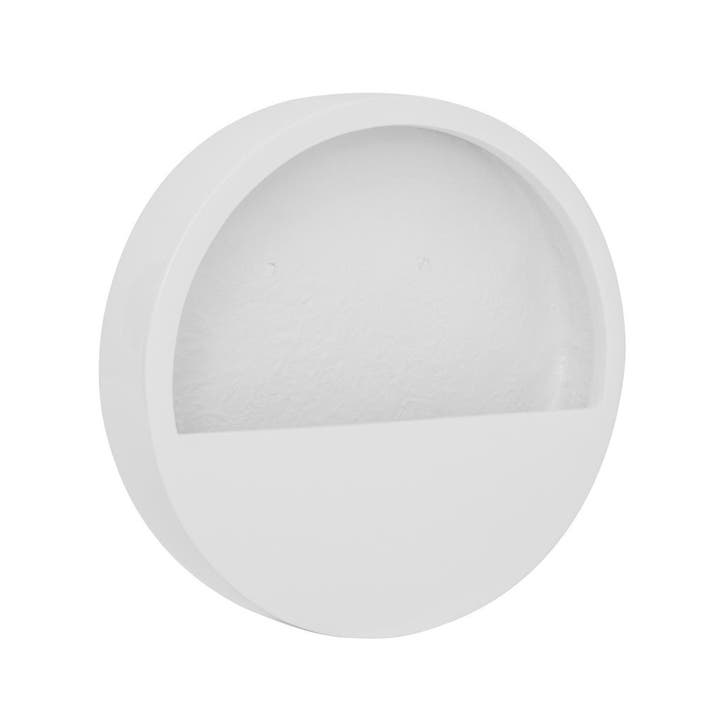 Muur bloempot Wally S glossy wit, Huis en Inrichting, Woonaccessoires | Schilderijen, Tekeningen en Foto's, Nieuw, Verzenden