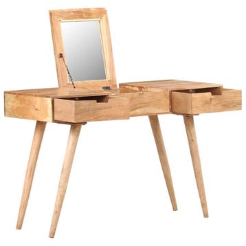 Design kaptafel acacia | 41% Korting - Luxe Outlet, Huis en Inrichting, Tafels | Kaptafels, 100 tot 150 cm, Nieuw, Ophalen of Verzenden