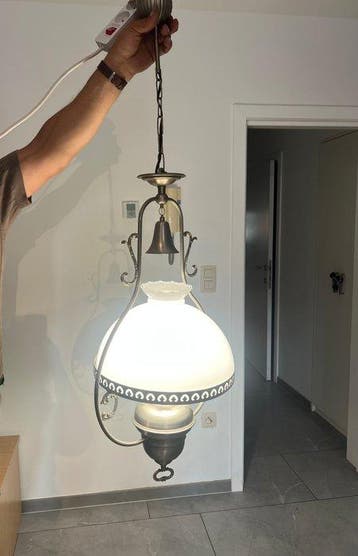 Plafondlamp - Gegoten messing - Plafondhanglamp