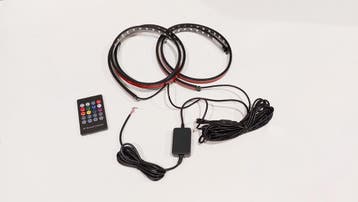 SK-Import Led Strip RGB 95cm+125cm, Auto-onderdelen, Verlichting, Ophalen of Verzenden, Nieuw, Universele onderdelen