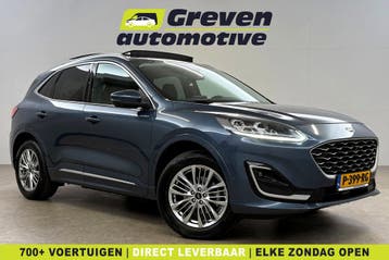 Ford Kuga 2.5 PHEV Vignale | Pano | Camera | B&O | Virtual |, Automaat, Euro 6, Adaptieve lichten, Blauw