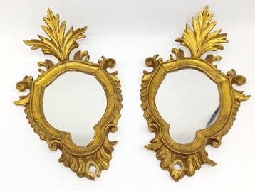 Wandspiegel (2) - Bladgoud