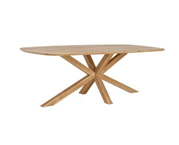 Tower Living Eettafel Crotone Deens ovaal acacia 180 cm -, Ophalen of Verzenden, Nieuw