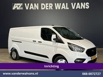 Ford Transit Custom | 2.0 TDCI 130pk L2H1 inrichting Euro6, Gebruikt, Euro 6, Wit, Dealer onderhouden