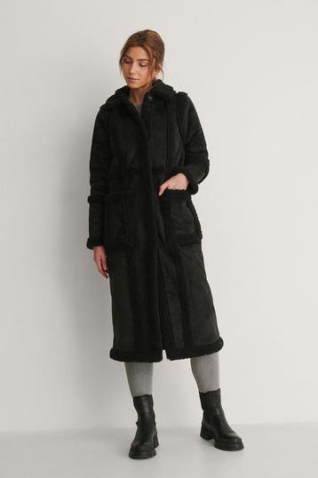 na-kd - Maat 38 - teddy detailed Dames Jas, Kleding | Dames, Verzenden, Nieuw