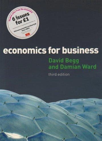 Economics for Business - Damian Ward 9780077124731, Verzenden, Gelezen, Damian Ward