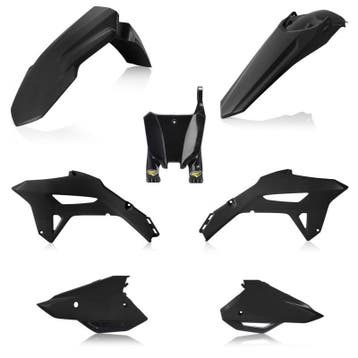 Cycra 22+ Honda CRF250R 5-pc Replica Body Kit - Black, Ophalen of Verzenden