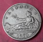 Spanje. Gobierno Provisional. 5 Pesetas 1870 SNM (Zonder