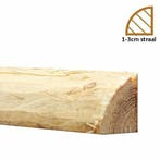 Douglas kwartronde palen geschild | Kopmaat 1/3 cm, Lengt..., Verzenden, Nieuw