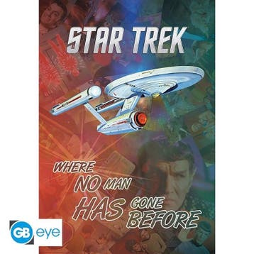 Star Trek Where No Man Has Gone Before Poster 98 x 68cm, Ophalen of Verzenden, Nieuw
