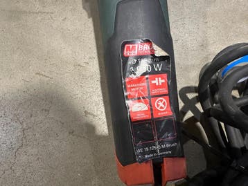 Metabo WE 19-125 Q M-Brush Haakse slijper Nr.131, Ophalen of Verzenden, Gebruikt