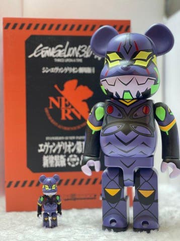 Medicom Toy - BE@RBRICK 400% & 100% EVANGELION-13 NEW