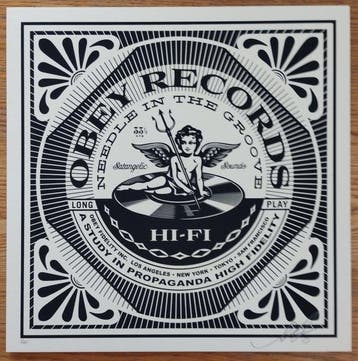 Shepard Fairey (OBEY) (1970) - Satangelic Sounds (artist