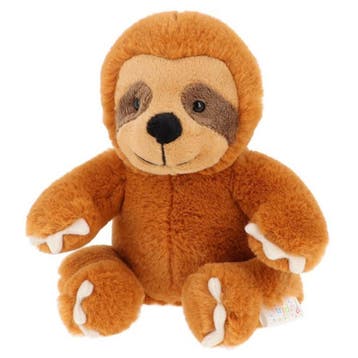 Keel Toys luiaard knuffel - pluche - 14 cm - bruin - jungle, Verzenden, Nieuw