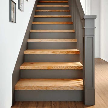 vidaXL Traptreden 8 st 80x30x2 cm massief eikenhout, Verzenden, Nieuw