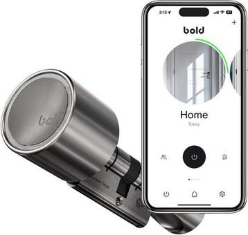 Bold Cilinder - Bold Smart Lock SX-65- Slim deurslot - RVS -, Ophalen of Verzenden, Zo goed als nieuw