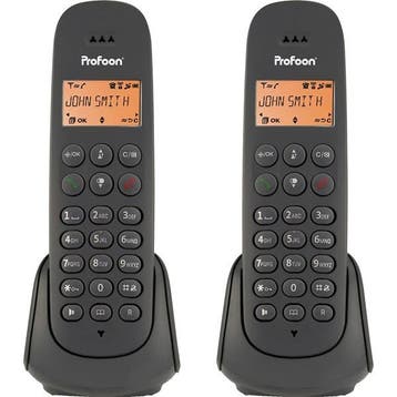 DECT telefoon | Profoon | PDX620 | 2 stuks, Verzenden, Nieuw