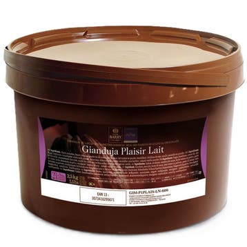 Callebaut Gianduja Melk 2,5kg, Verzenden, Nieuw