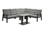 Loungeset / Hoekset Grace Antraciet 5-delig, Ophalen of Verzenden, Nieuw