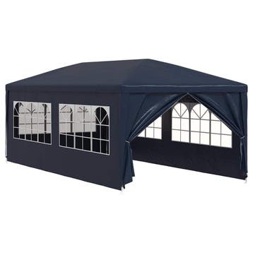 Partytent 3x6m Blauw | Retourdeal | 35% Korting, Partytent, Minder dan 4 meter, Zo goed als nieuw, 5 tot 8 meter