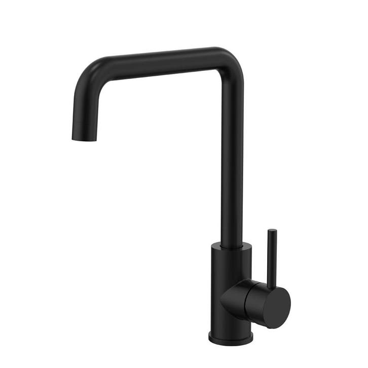 Keukenmengkraan Danilo mat zwart volledig Rvs met draaibare, Doe-het-zelf en Verbouw, Sanitair, Verzenden