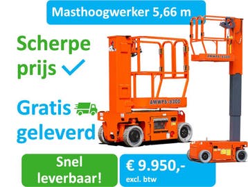 Masthoogwerker | Hoogwerker 5,66 m | Dingli AMWP6-8300, Ophalen of Verzenden
