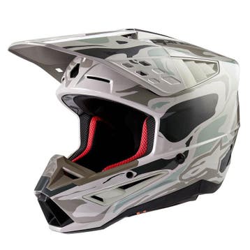 Alpinestars S-M5 Mineral Helm Ece 22.06 Warmgrijs Celadon, XXL, Nieuw met kaartje, Overige merken, Heren