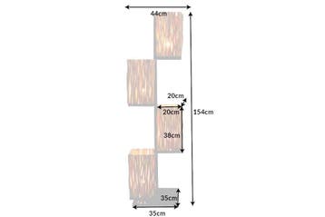 Vloerlamp EUPHORIA 154 cm longanhout - 40504, Huis en Inrichting, Lampen | Vloerlampen, Ophalen of Verzenden, Nieuw