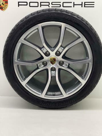 Porsche Cayenne (E3) ORIGINELE 21 Exclusive Design velgenset, Ophalen, Gebruikt, Banden en Velgen, 21 inch
