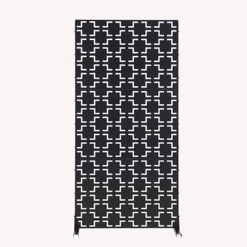 Kamerscherm Basciano tuinscherm 180x90x40 cm zwart casa.pro, Tuin en Terras, Verzenden, Nieuw