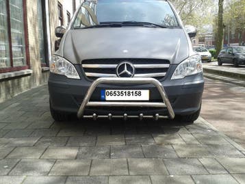 Vito Viano Dakrails Bullbar Sidebars Pushbar Sprinter, Ophalen of Verzenden
