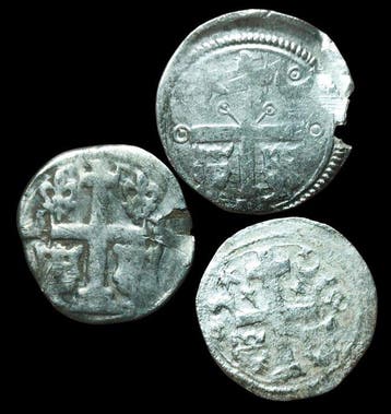 . Middeleeuws, Europa Slavonian Denar Lot – 3-Piece