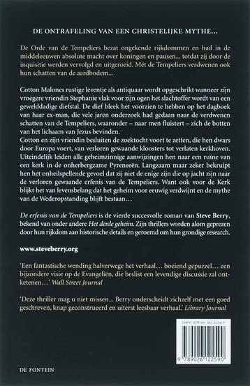 De erfenis van de Tempeliers / Cotton Malone / 1 Steve Berry, Boeken, Verzenden, Gelezen, Steve Berry