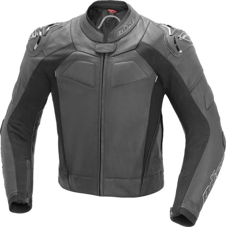 Büse Assen Zwart Leren Jas, Motoren, Kleding | Motorkleding, Heren, Nieuw met kaartje, Jas | textiel, Verzenden