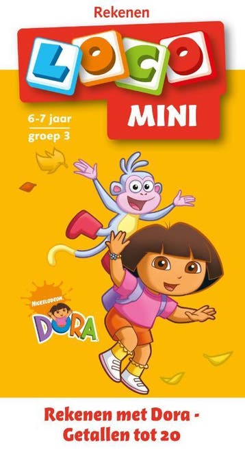 Rekenen met Dora - getallen tot 20 / Mini Loco / 1 - M., Verzenden, Zo goed als nieuw, M. Junga