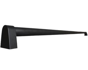 Industriële Buisgreep op voetjes rvs mat zwart 1350 mm, Verzenden, Nieuw