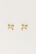 Kleine strikjes studs - My Jewellery Oorbellen, Verzenden, Nieuw
