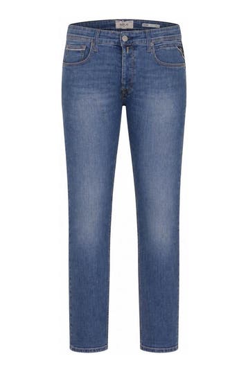 Replay Broek in maat W34 L34 Blauw, Kleding | Heren, Verzenden, Gedragen, Blauw, Replay