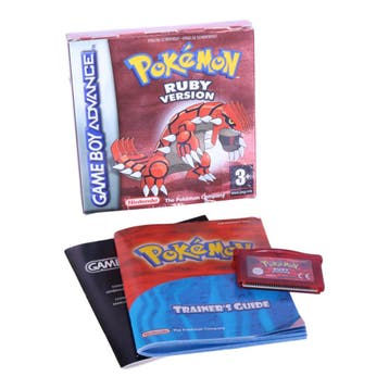 Game Boy Pokemon Ruby Version (In doos), Spelcomputers en Games, Verzenden, Zo goed als nieuw